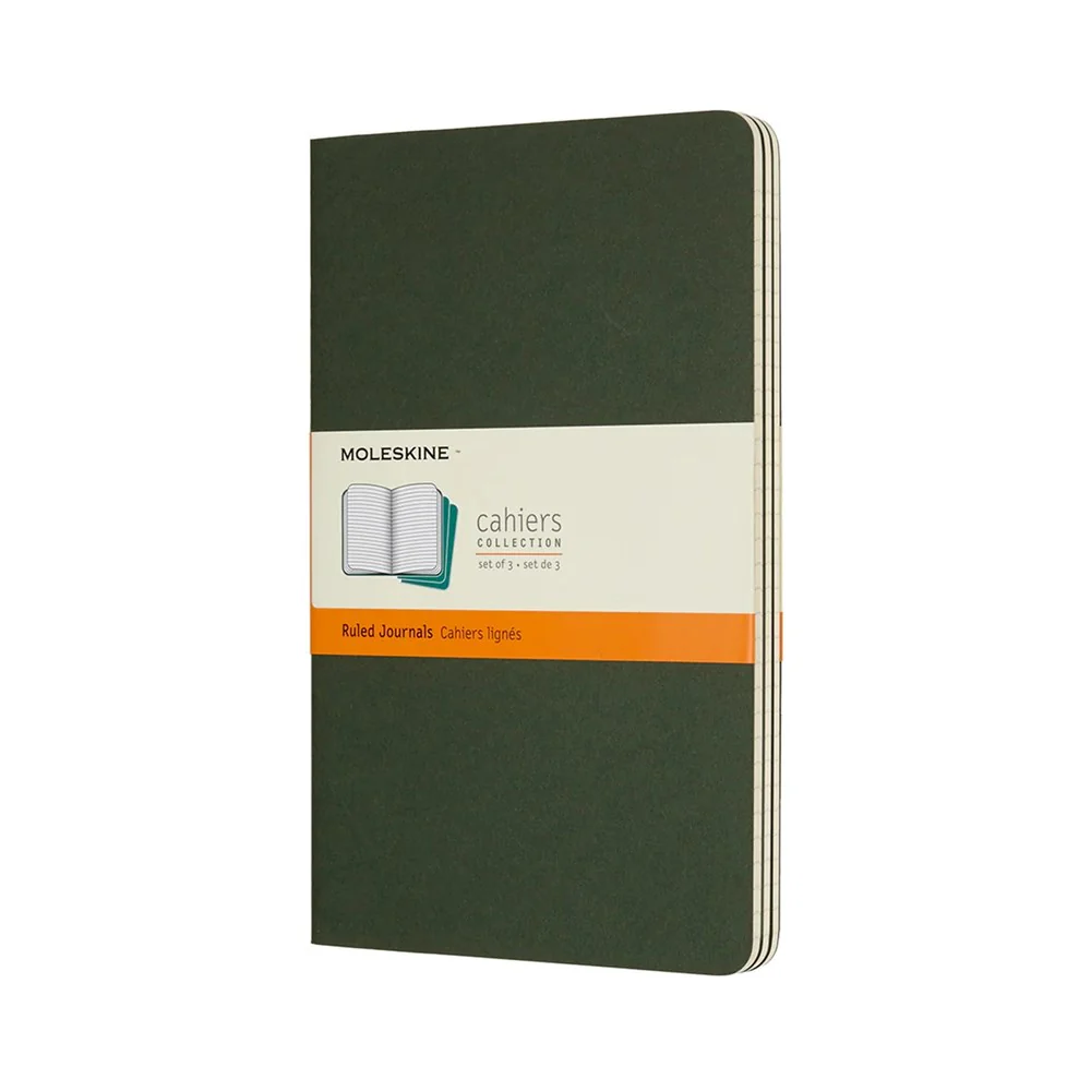 Moleskine Cahier Large Ruled Journals 3 Pack - Image 5