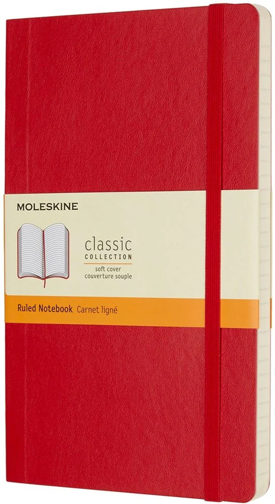 Moleskine Classic Soft Cover Ruled Large Notebook - Image 2