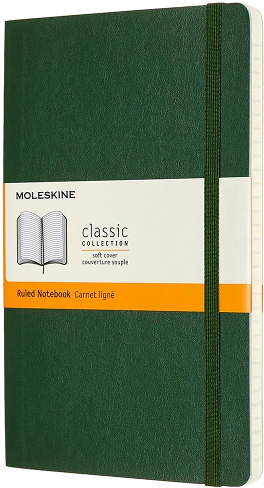 Moleskine Classic Soft Cover Ruled Large Notebook - Image 3