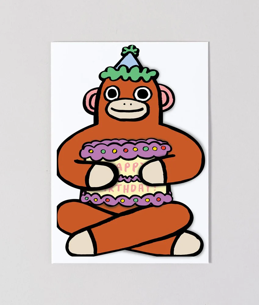 Monkey with Mini Card - Image 3