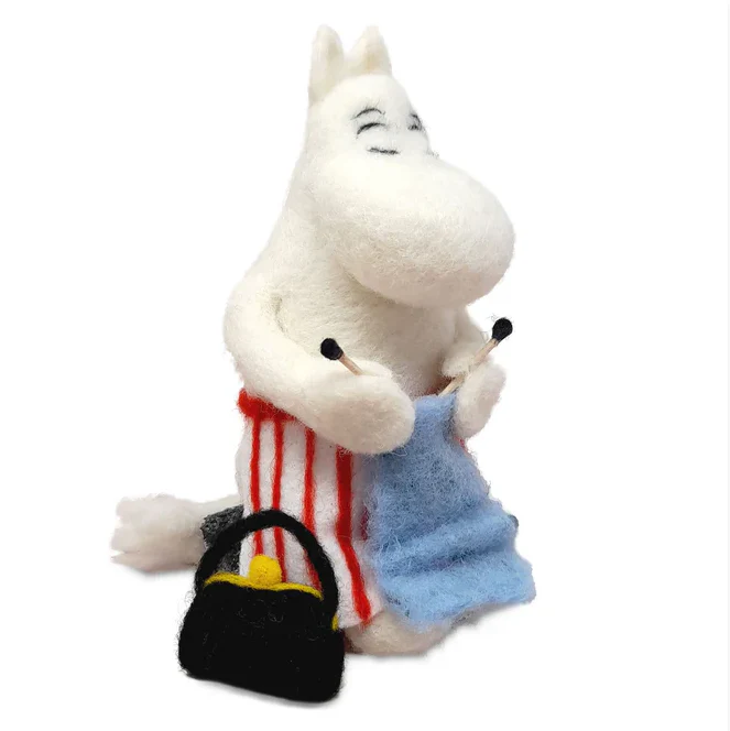 Moominmamma Knitting Needle Felting Craft Kit - Image 2