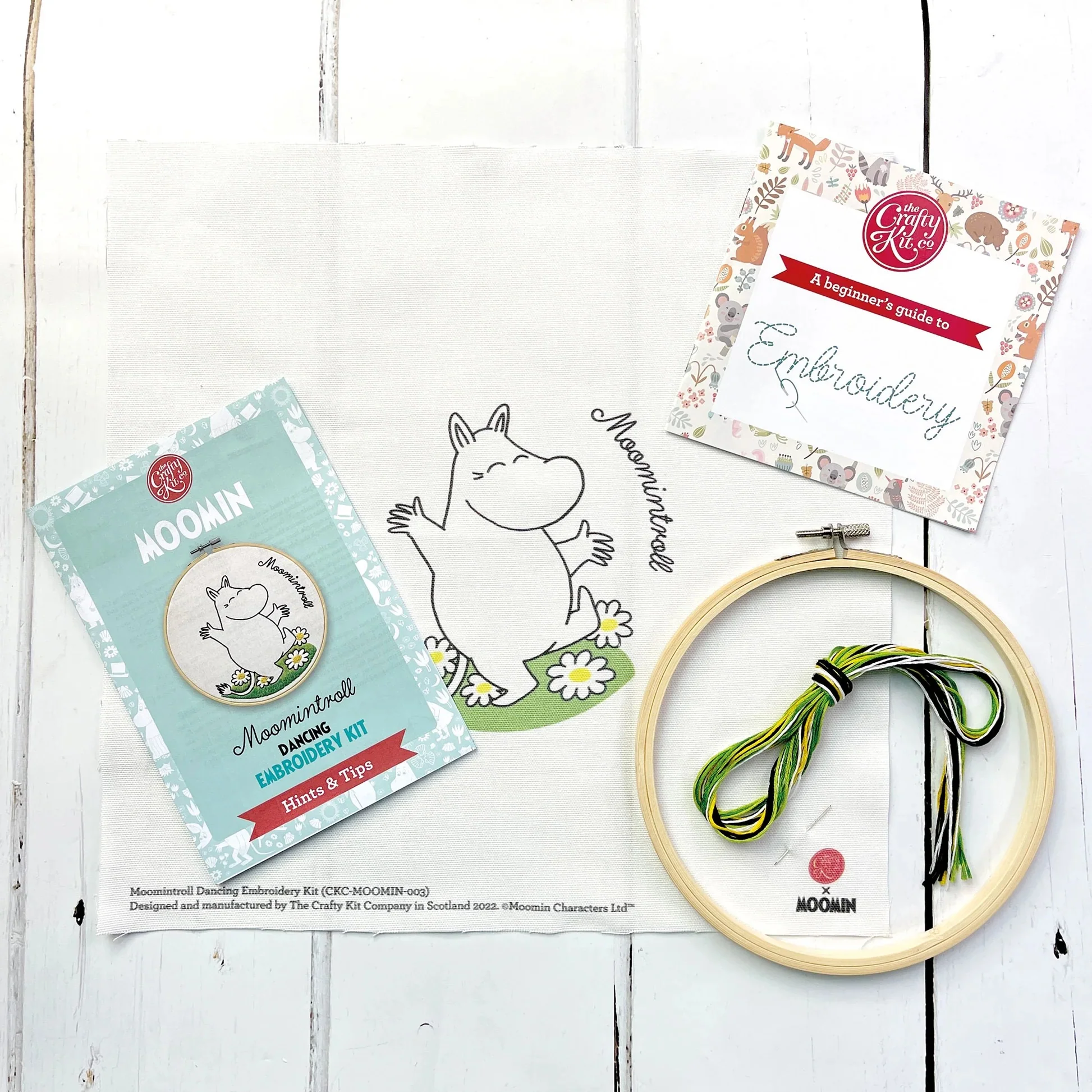Moomintroll Dancing Embroidery Kit - Image 3