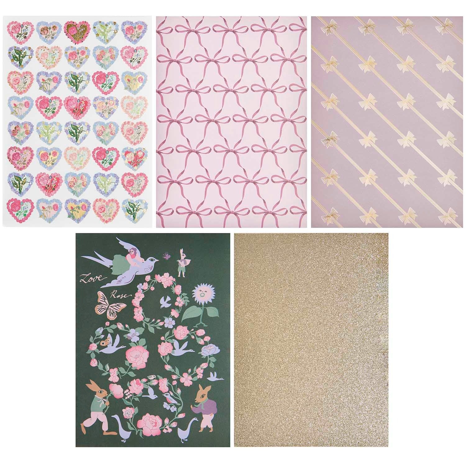 Paper Poetry Motif Paper Pad A4 La Vie En Rose - Image 2