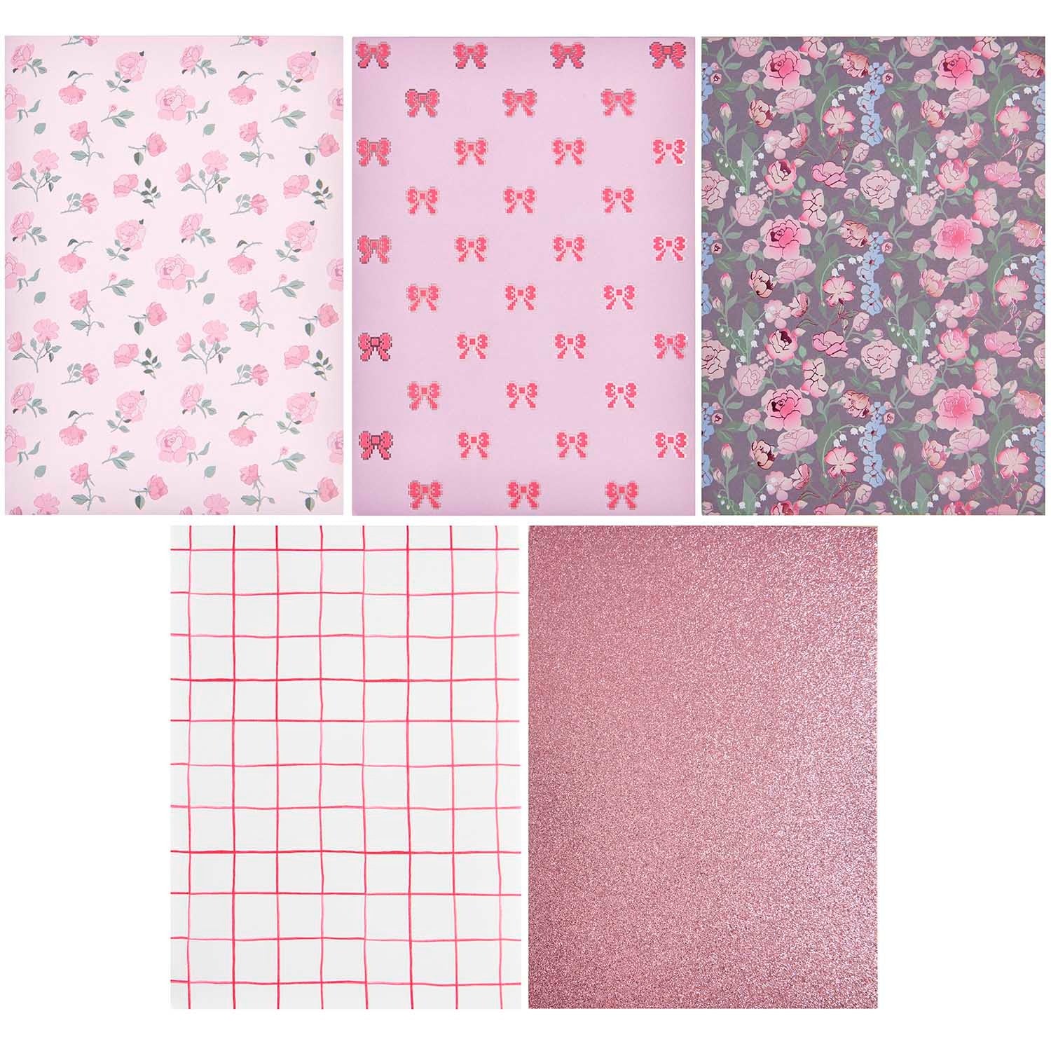 Paper Poetry Motif Paper Pad A4 La Vie En Rose - Image 3