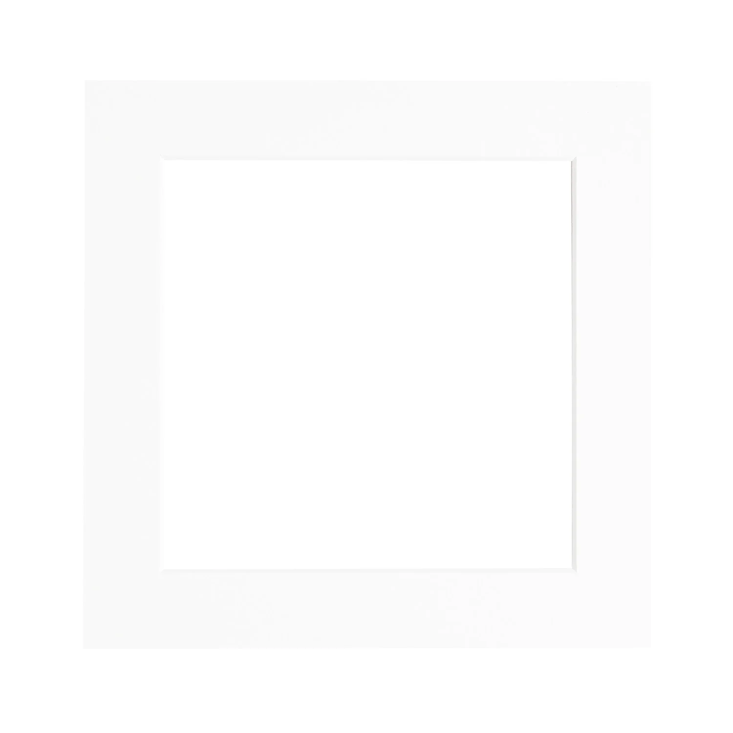 Mount to Fit - 8 x 8" Frame - White