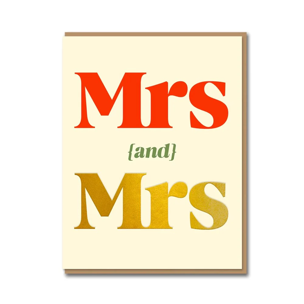 Mrs & Mrs Card