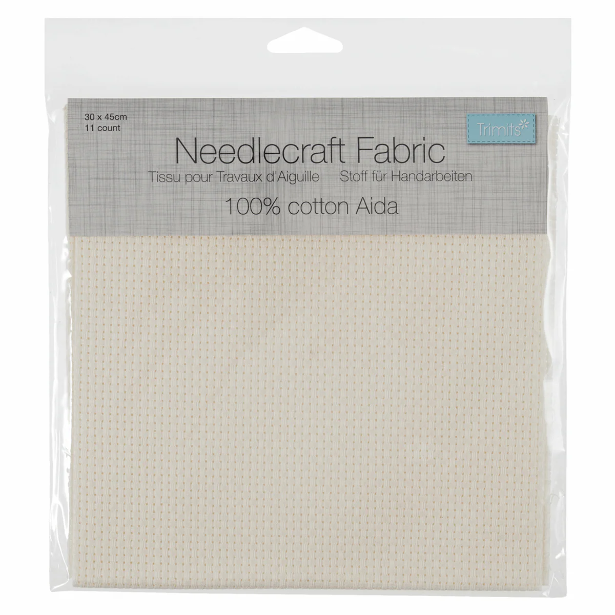 Needlecraft Fabric: Aida: Cream 11 Count - Image 2
