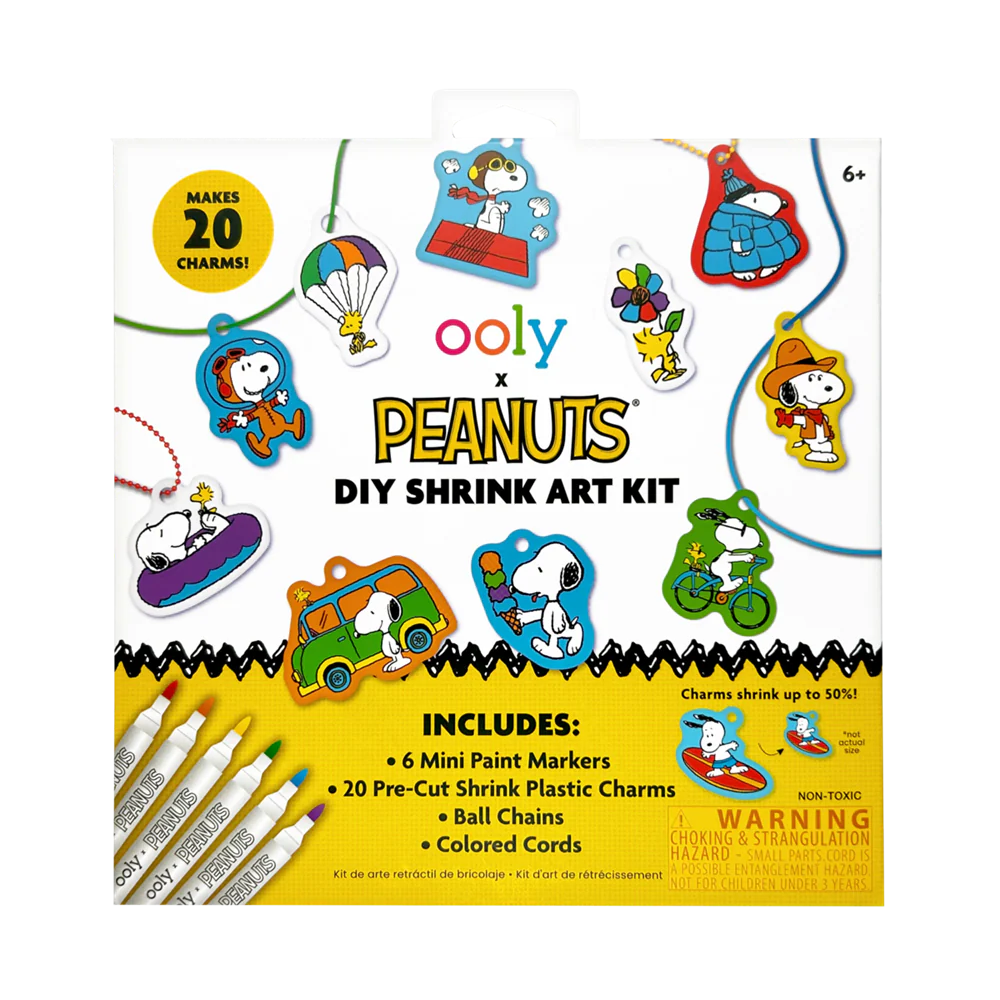 Ooly x Peanut DIY Shrink Art Kit & 6 Mini Paint Markers