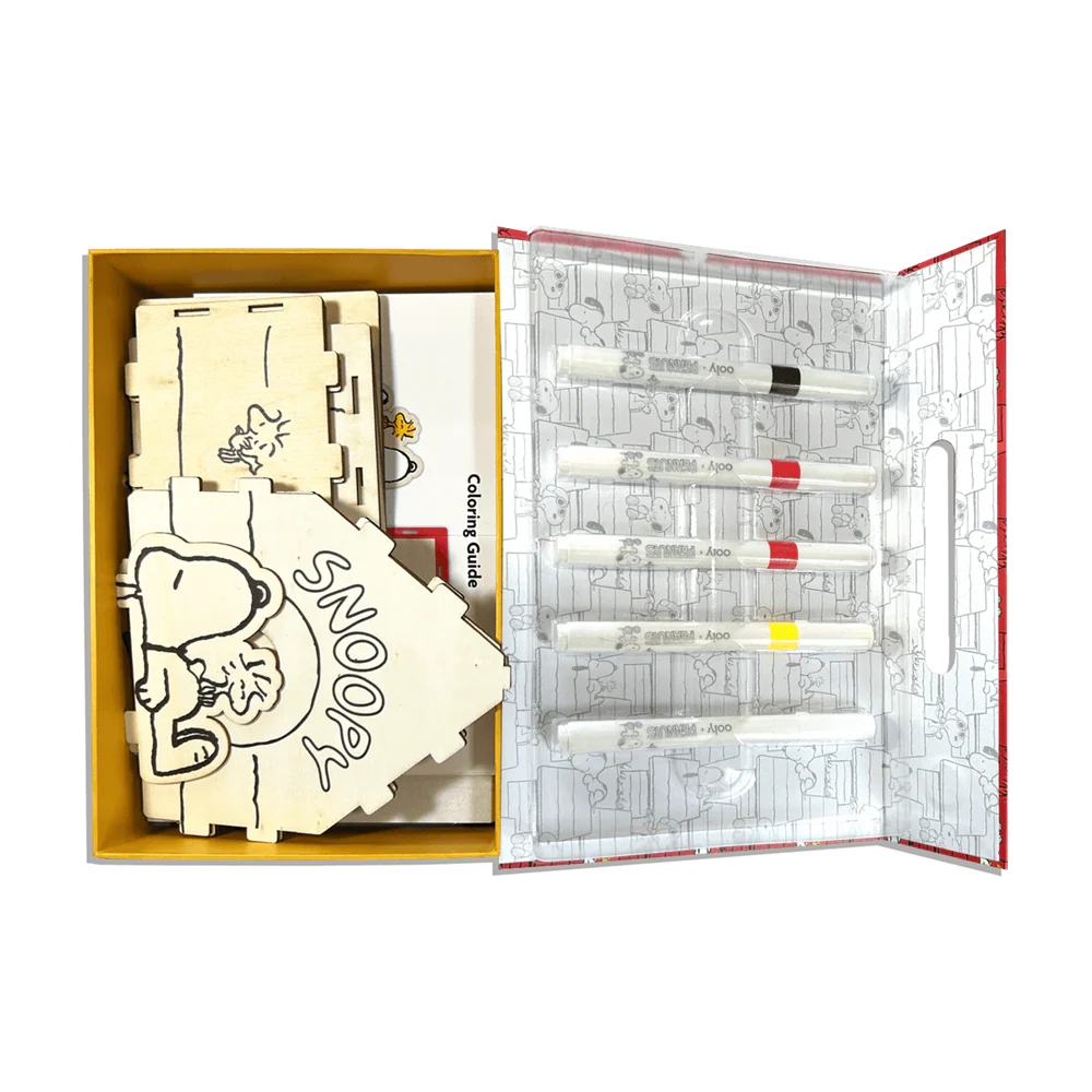 Ooly x Peanuts Color-in Wooden Birdhouse Kit - Image 2