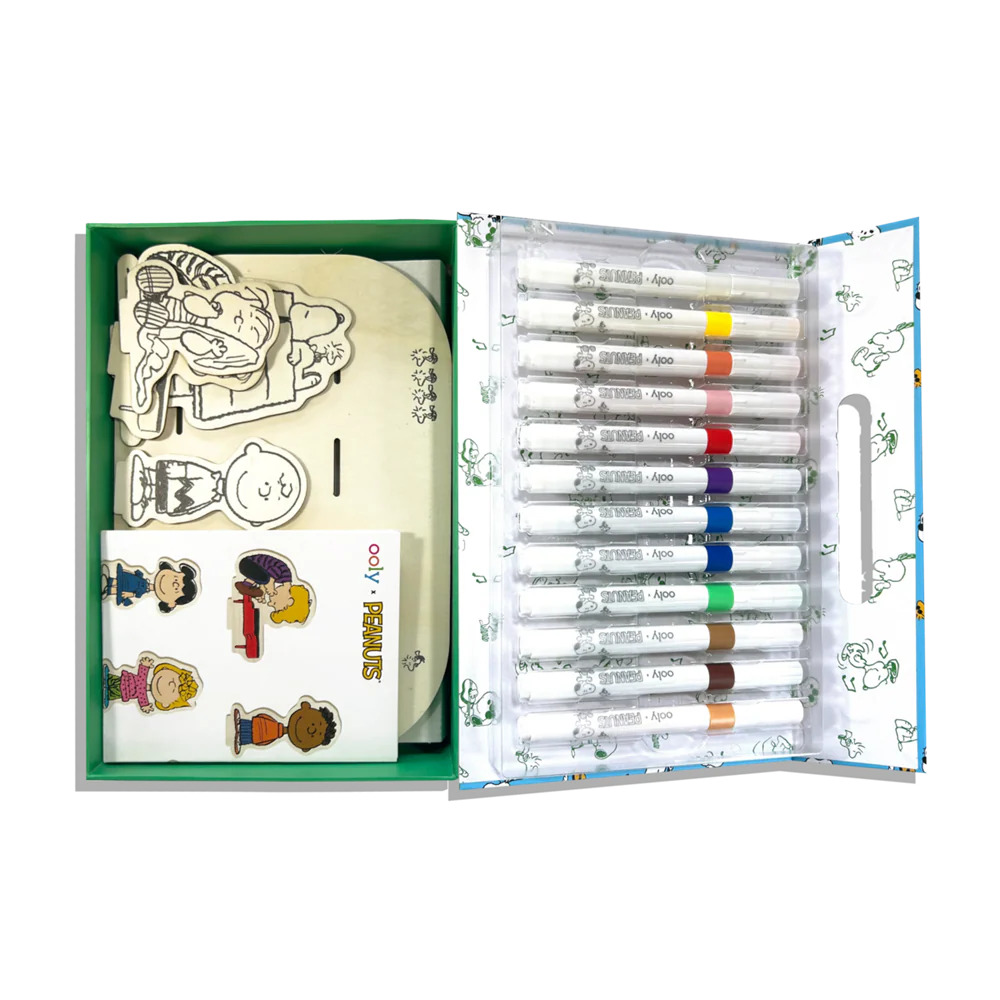 Ooly x Peanuts Color-in Wooden Scene Kit - Image 2