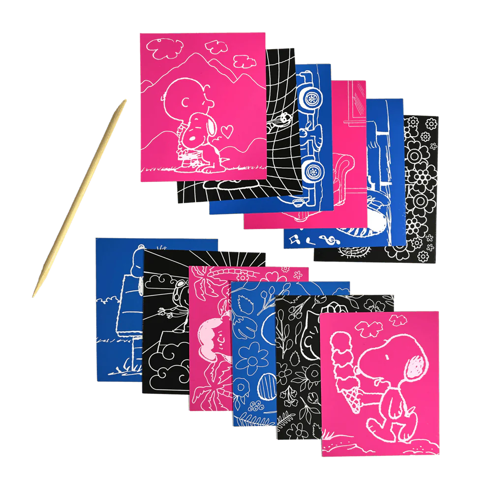 Ooly x Peanuts Scratch Art Kit - Image 2