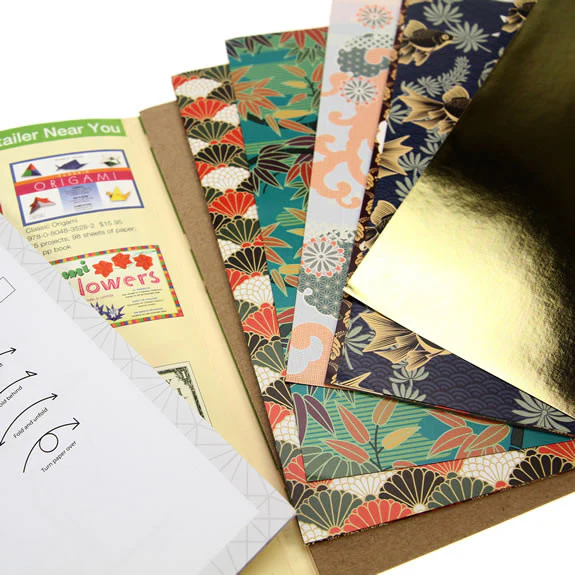 Origami Paper - Traditional Japanese Designs - Small - Image 3