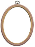 Oval Flexi Embroidery Hoop 4"x5.5"