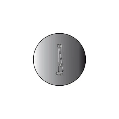 P19 Brooch 63mm Round. Pack of 10.