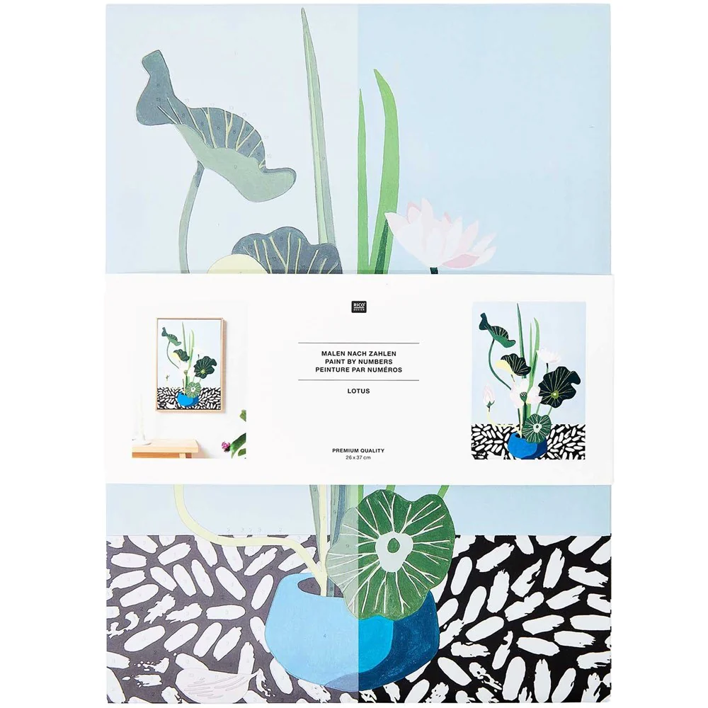 Rico Paint By Numbers Set Lotus - Image 2
