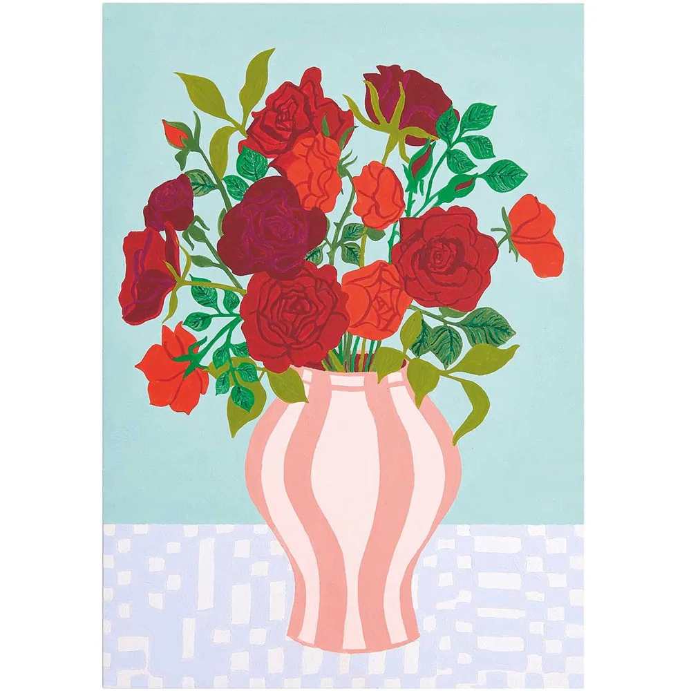 Rico Paint By Numbers Set Red Roses