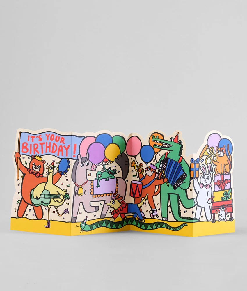 Party Parade Fold Out Card - Image 2