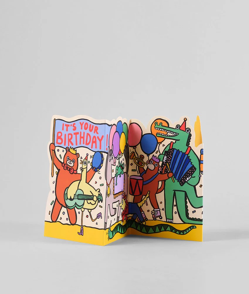 Party Parade Fold Out Card - Image 3