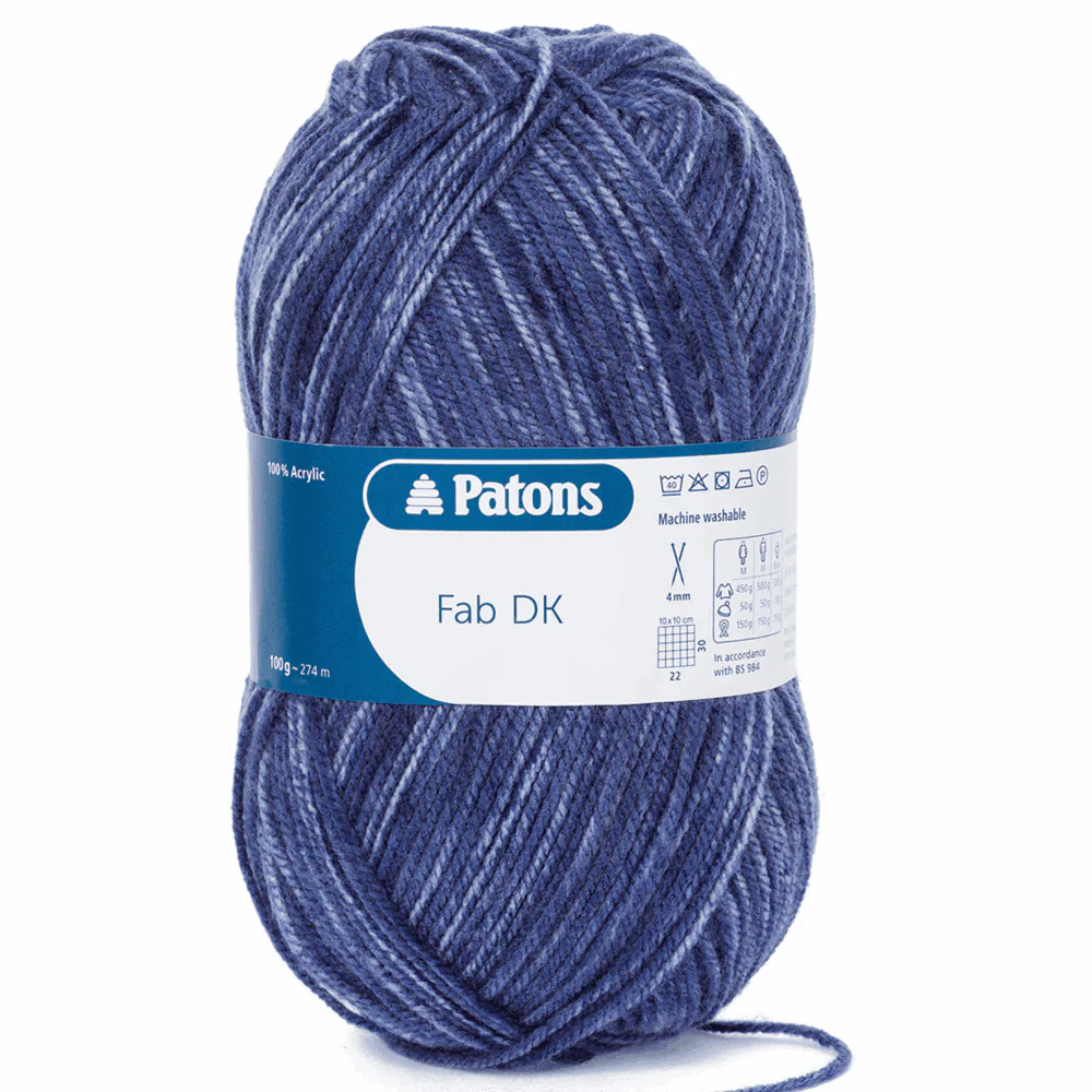 Patons FaB DK Yarn 100g Spray Colour