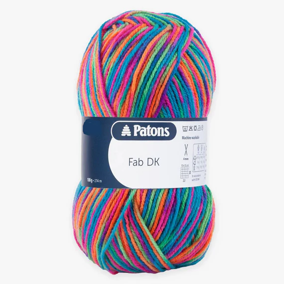 Patons FaB DK Yarn 100g Spray Colour - Image 2