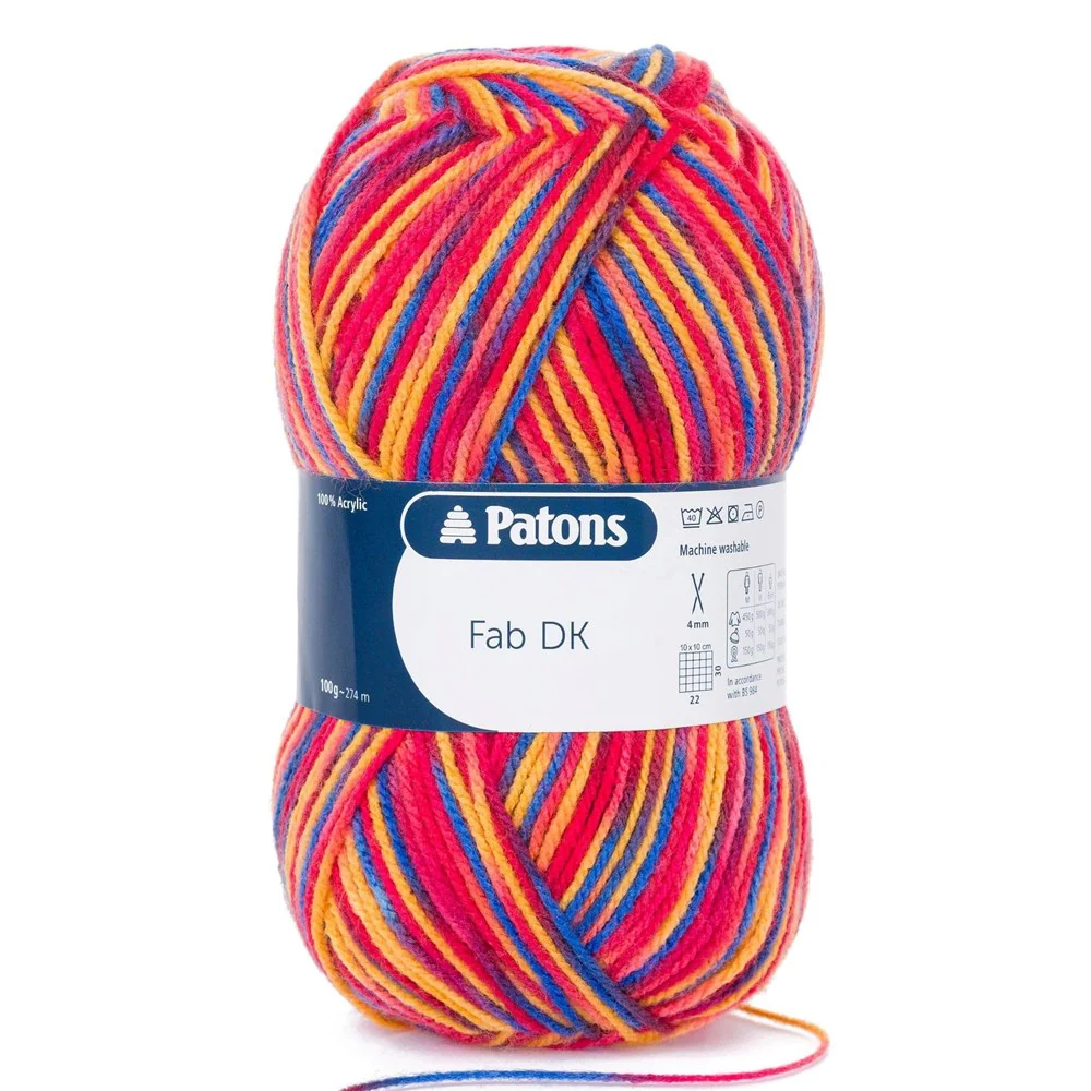 Patons FaB DK Yarn 100g Spray Colour - Image 3