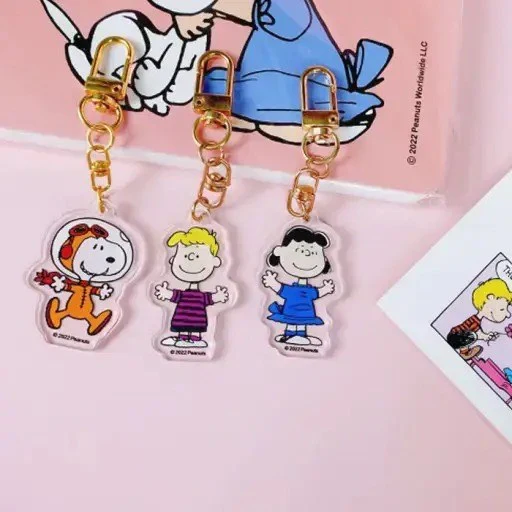 Peanuts Snoopy & Friends Random Key Chain Ring-Bag Charm - Image 2