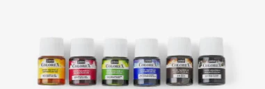 Pebeo Colorex Watercolour Ink Essentials Set x 6 - Image 2