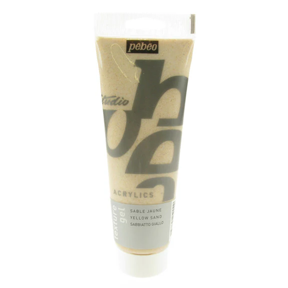 Pebeo Studio Acrylic - Sand Texture Gel - Image 3