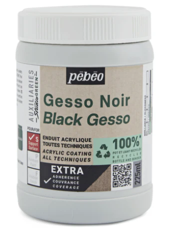 Pebeo Studio Green Black Gesso - Image 3