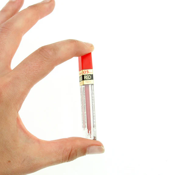 Pentel Red Leads 0.5mm - Image 2