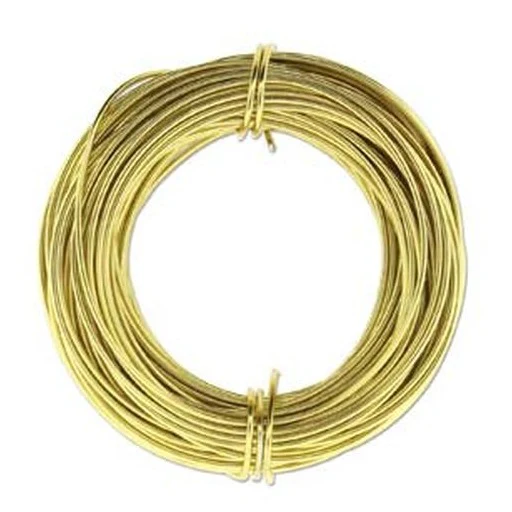 Petite Aluminum Wire 18 Gauge Light Gold
