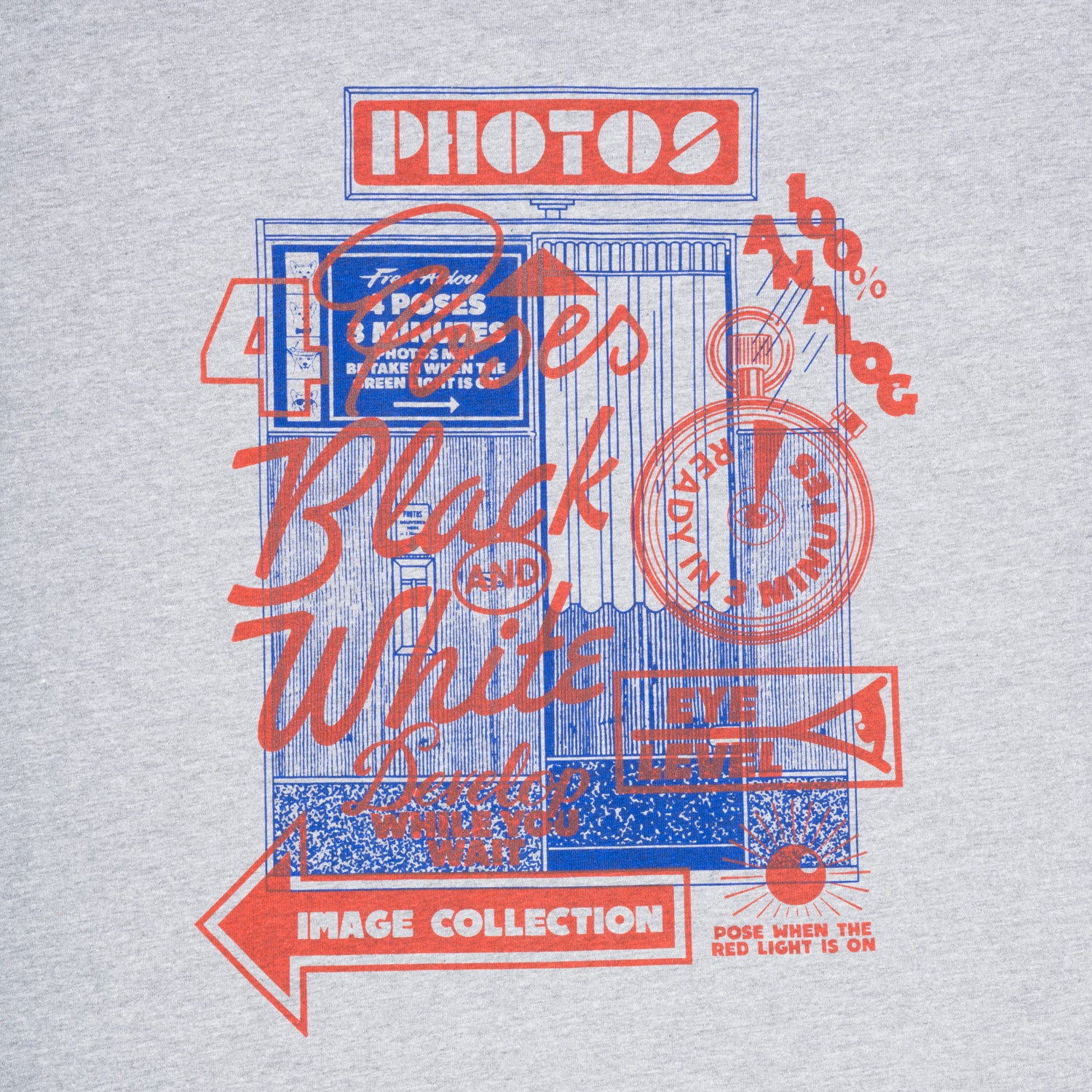 Photobooth T-Shirt - Grey - Image 3