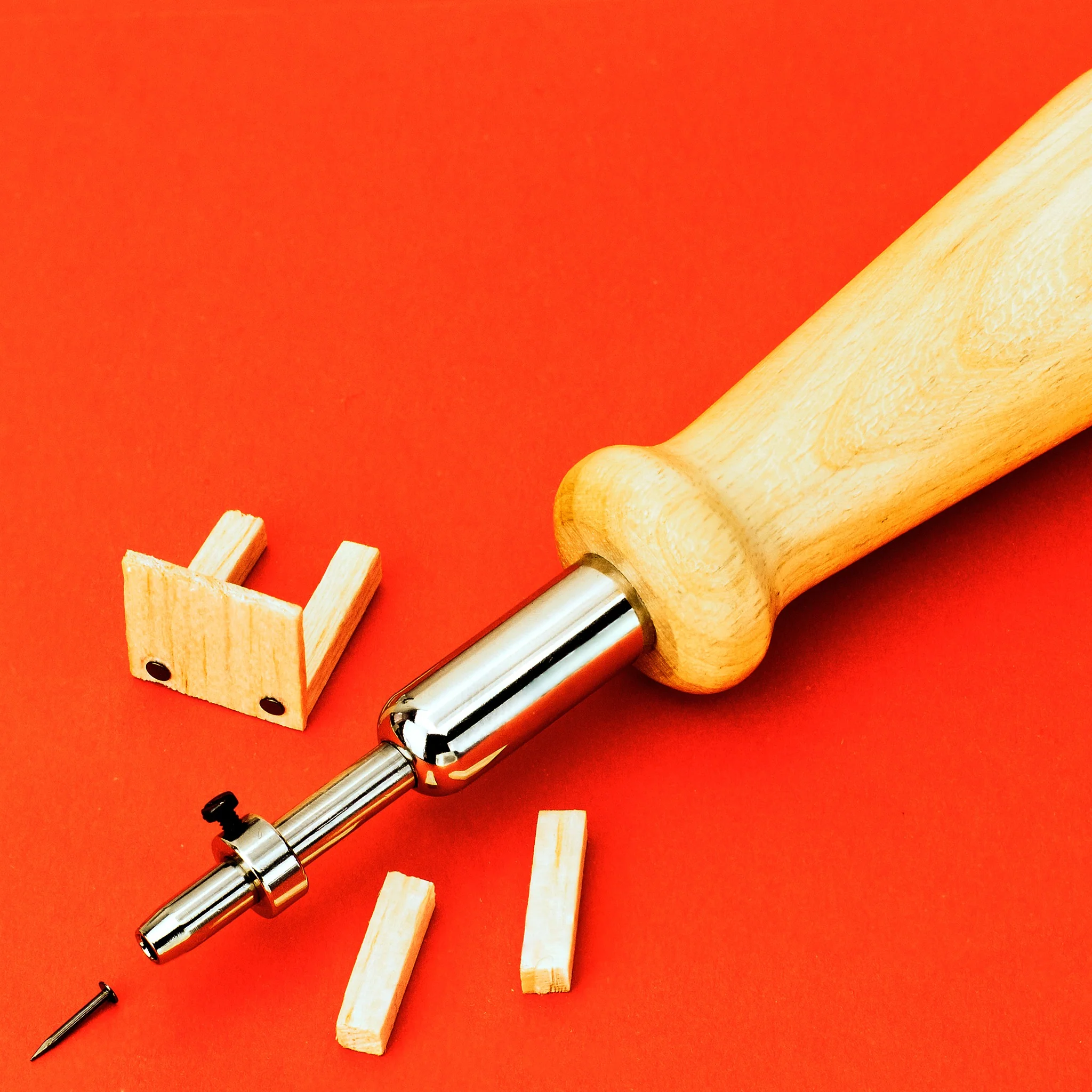 Pin Pusher (Wood Handle) + Depth Stop - Image 3