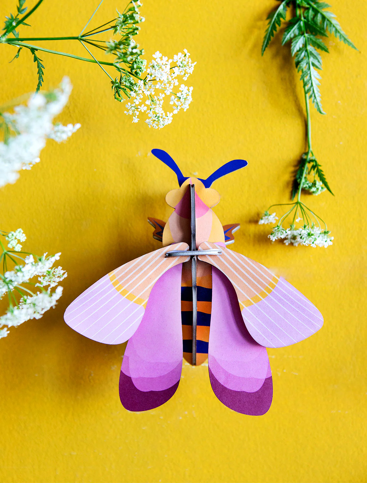 Studio Roof: Wall Decor Pink Bee - Image 3
