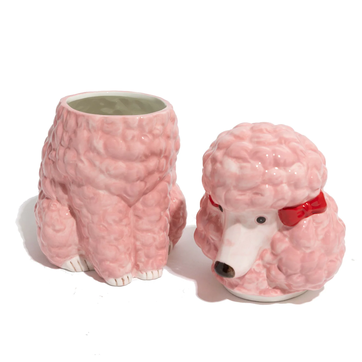 Pink Poodle Storage / Cookie Jar - Image 2
