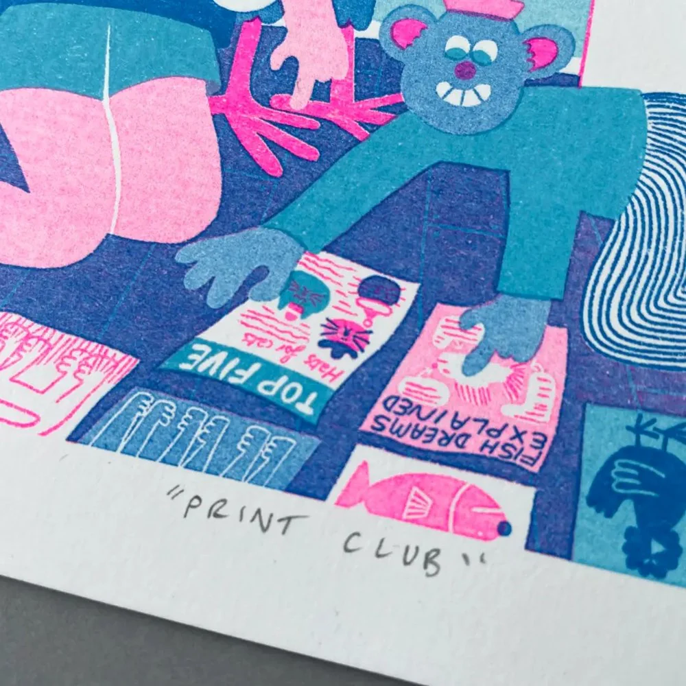 Print Club Riso Art Print - Image 2