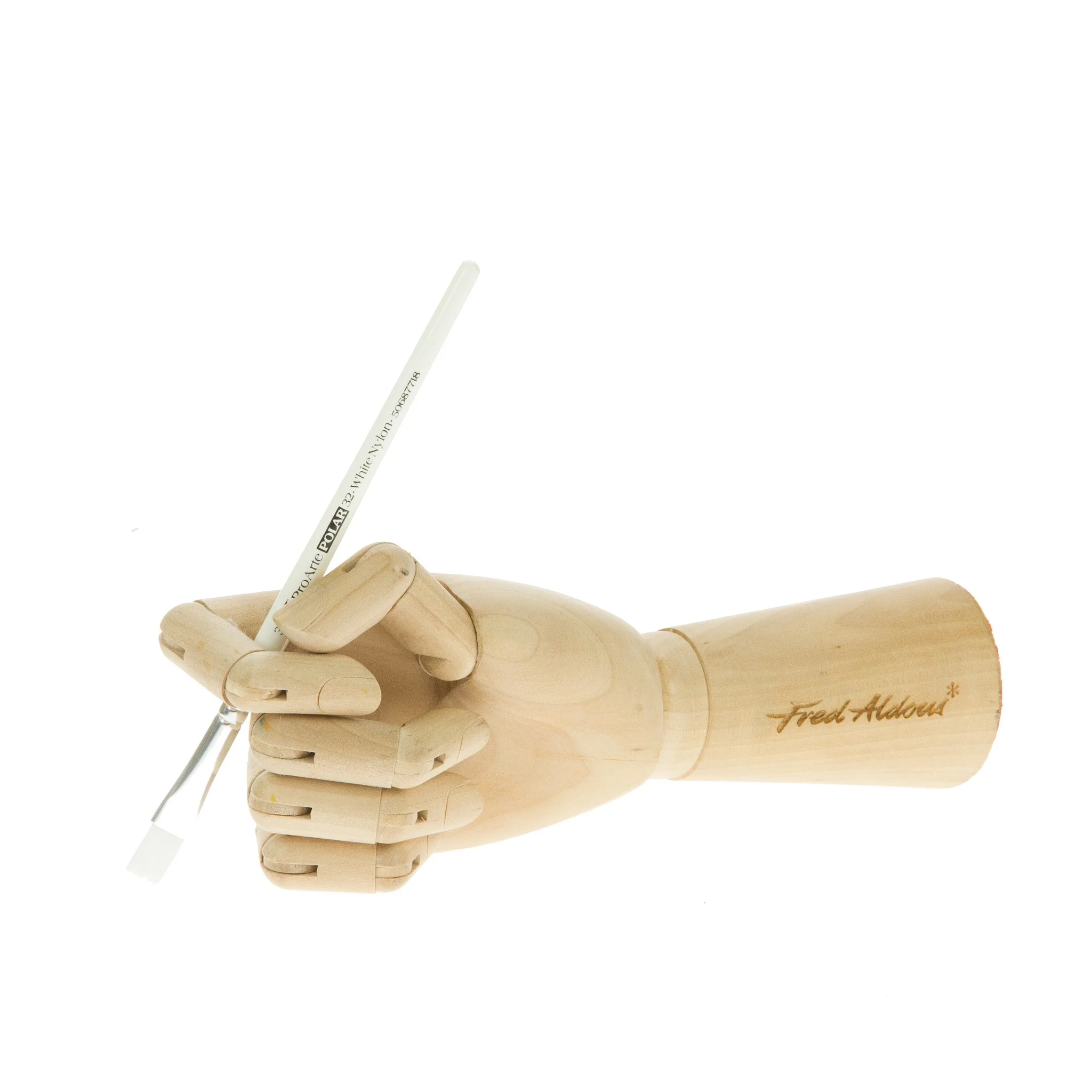 Pro Arte - Series 32 - Polar White Nylon Brushes- Flat - Image 11