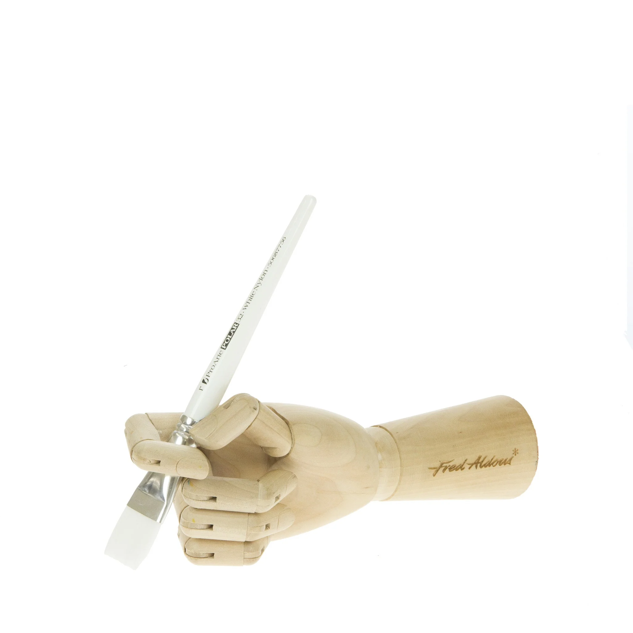Pro Arte - Series 32 - Polar White Nylon Brushes- Flat - Image 3