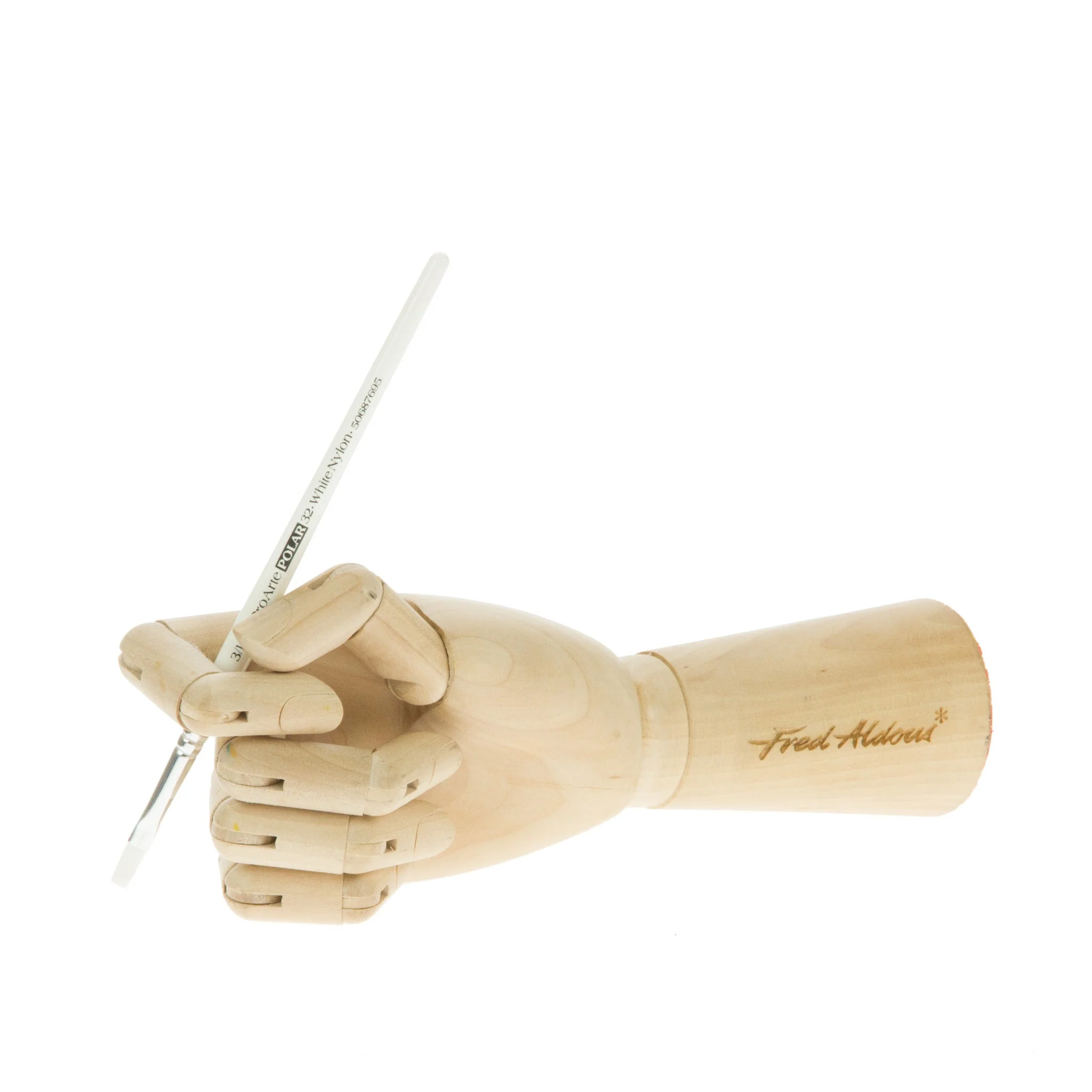 Pro Arte - Series 32 - Polar White Nylon Brushes- Flat - Image 7