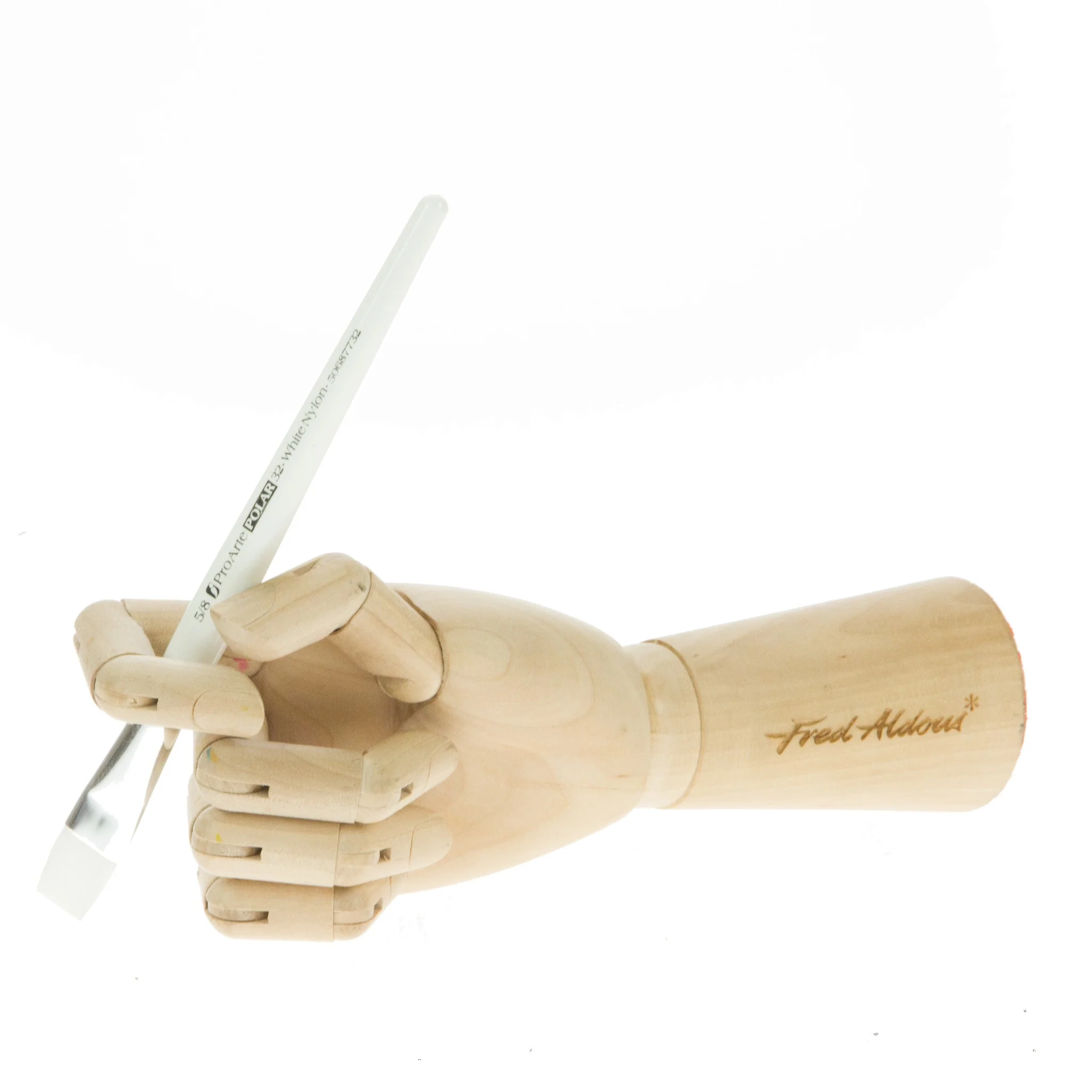 Pro Arte - Series 32 - Polar White Nylon Brushes- Flat - Image 9