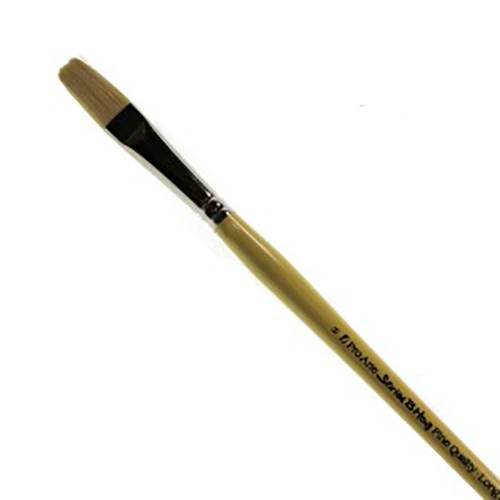 Pro Arte - Series B - Finest Quality Hog Brushes- Long Flat - Image 11