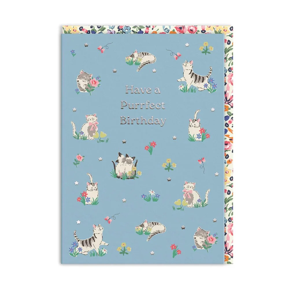 Purrfect Kittens Birthday Card