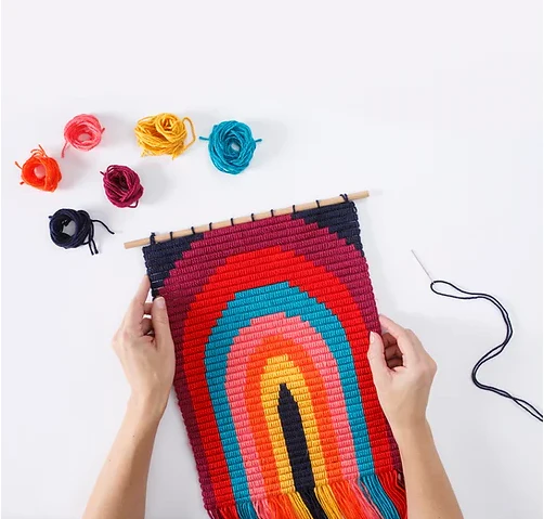 Rainbow 3D Wall Art Needlepoint Kit - Image 2