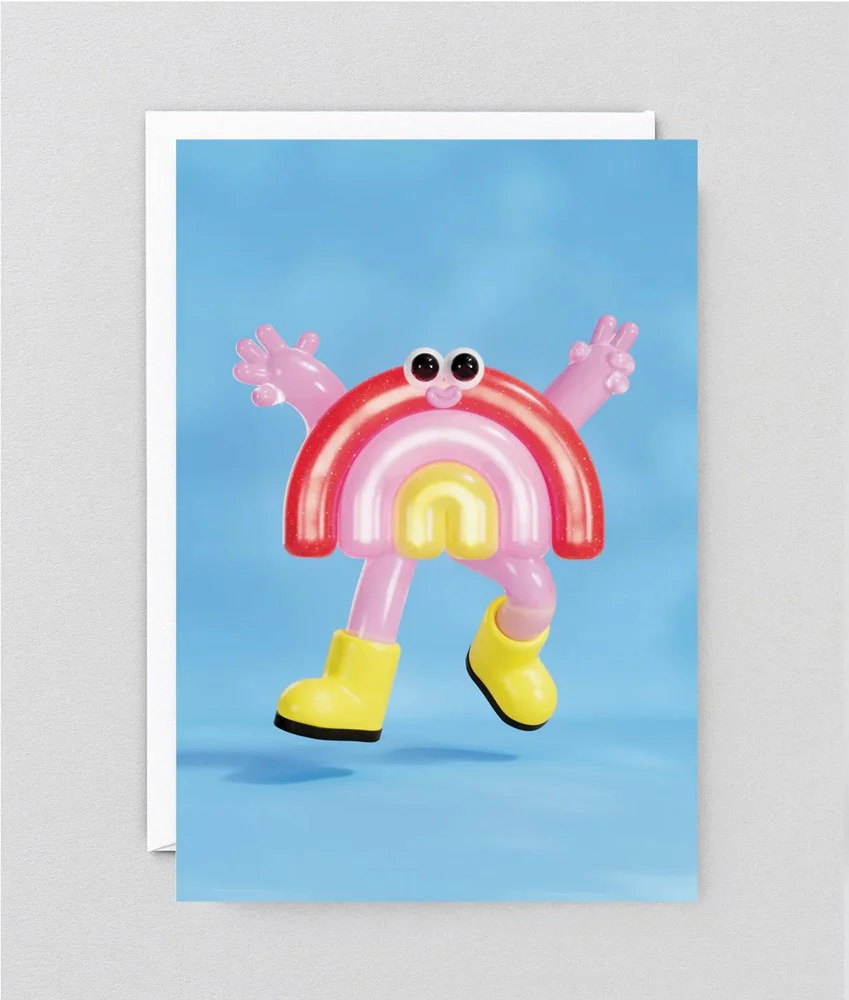 Rainbow Kids Sticker Card - Image 2