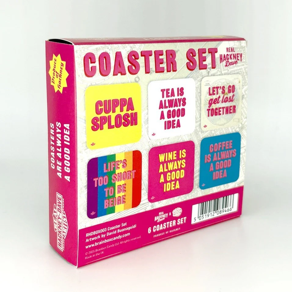 Real Hackney Dave Coaster Set - Image 2