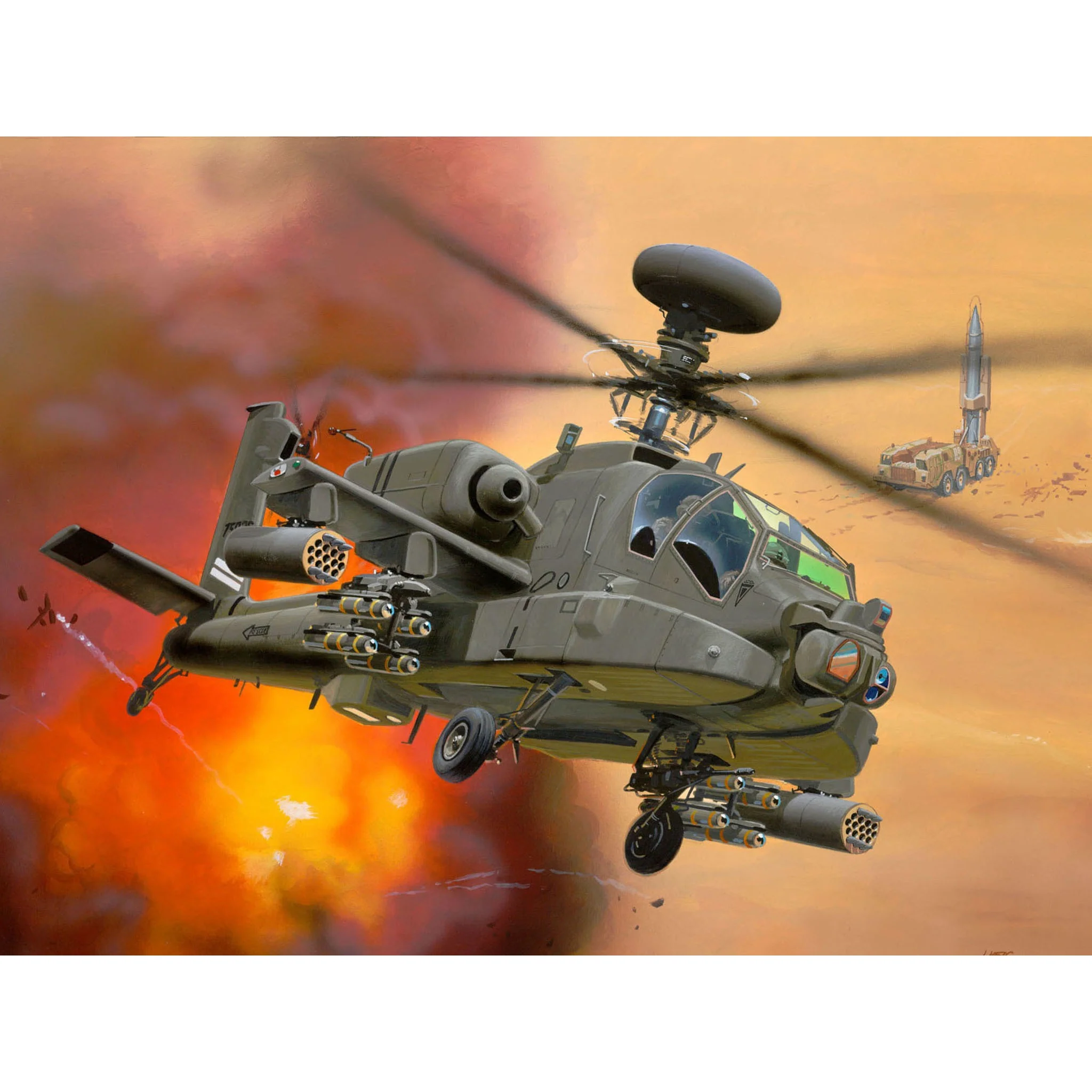 Revell - Model Set AH-64D Longbow Apache - Image 3