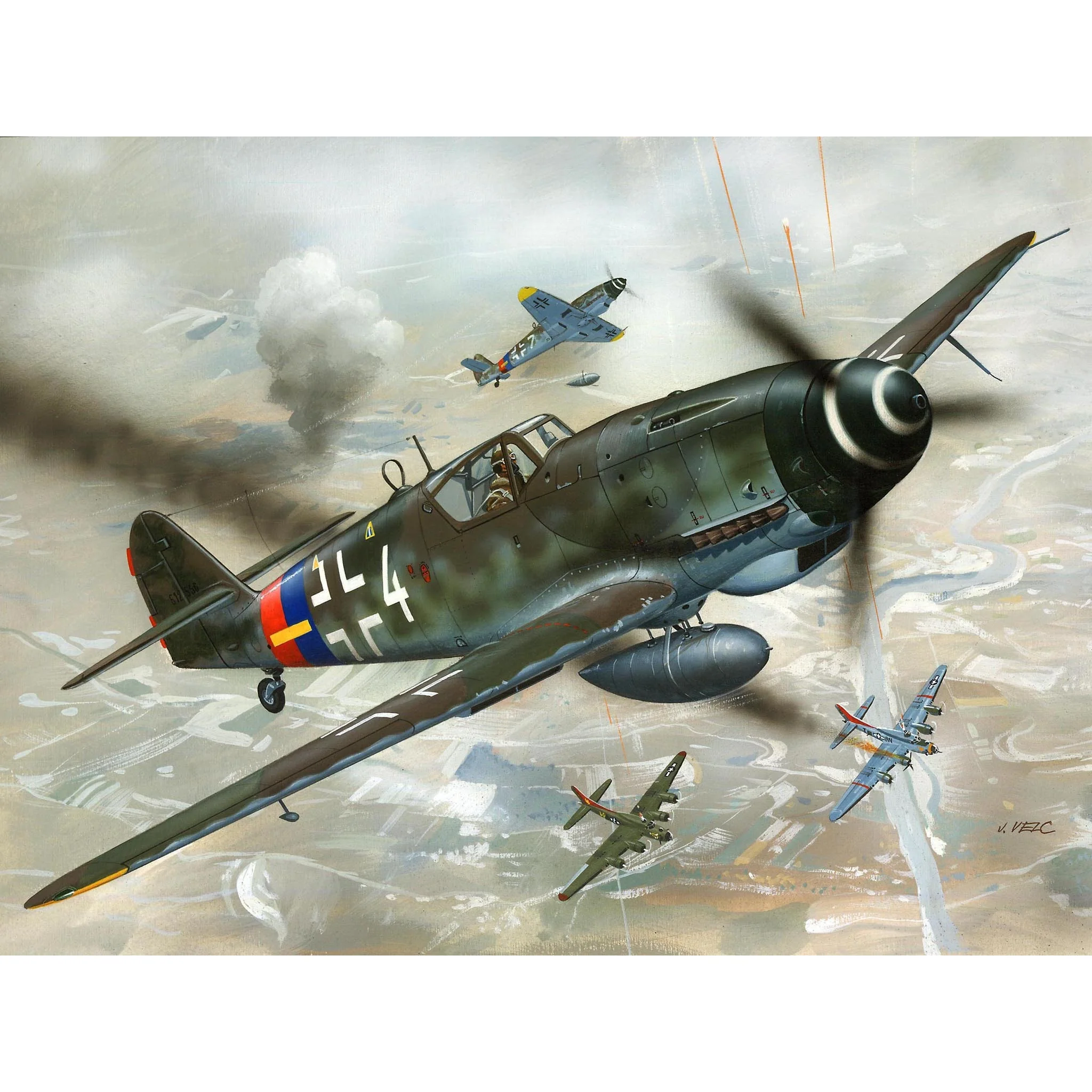 Revell - Model Set Messerschmitt Bf-109 - Image 3