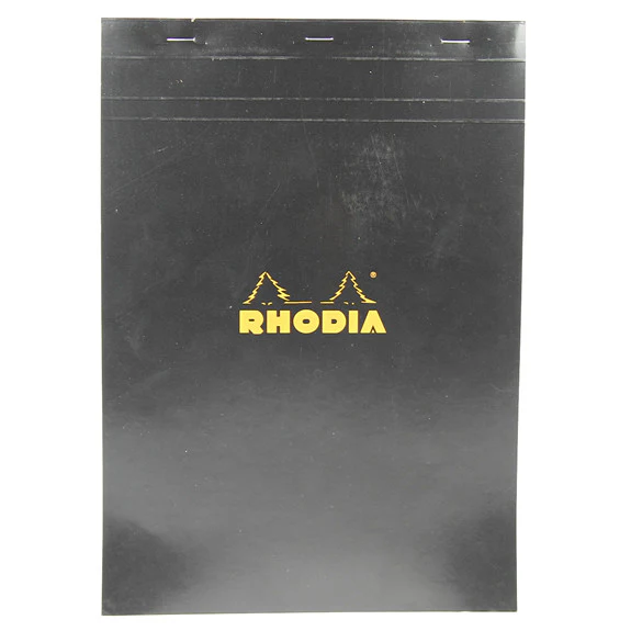 Rhodia Black Head Stapled Pad 21X29.7Cm Sq.5X5 182009C - Image 3