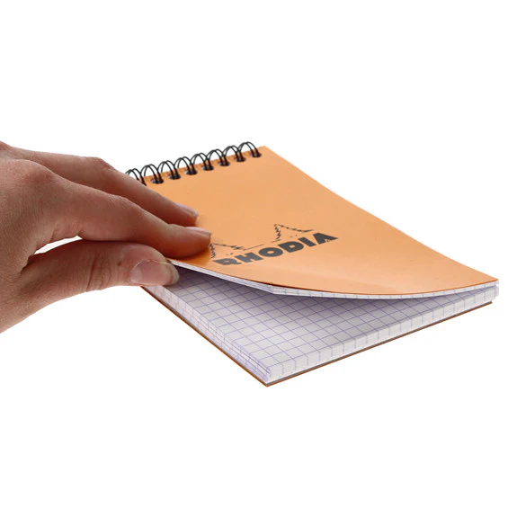 Rhodia Classic Wrbnd Pad 80 Detach. Sh. 10.5X14.8Cm Sq.5X5 13500C - Image 2