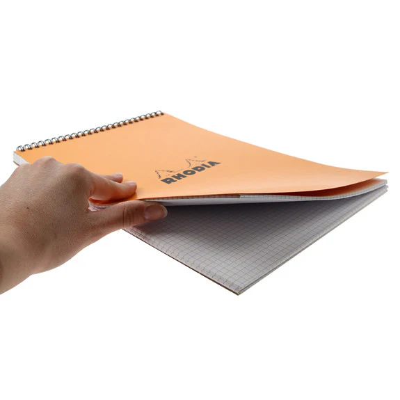 Rhodia Classic Wrbnd Pad 80 Detach. Sh. 21X29.7Cm Sq.5X5 18500C - Image 2